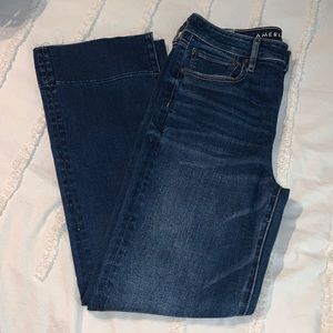 NWT High Rise Crop Flare American Eagle Jeans